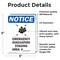 Signmission Emergency Evacuation Sign With Symbol, 3.5 in W x Rectangle, Vinyl Decal OS-2PACK-NS-D-35-V-11798 - alternate 2